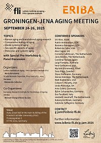 Program 
Groningen-Jena-Aging Meeting 24-26 Sep. 2025 in Jena